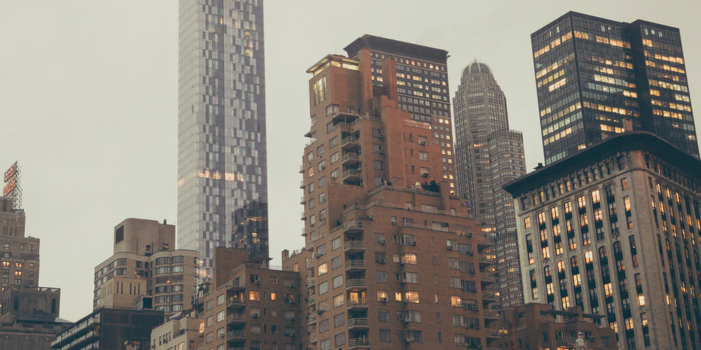 buildings in a city